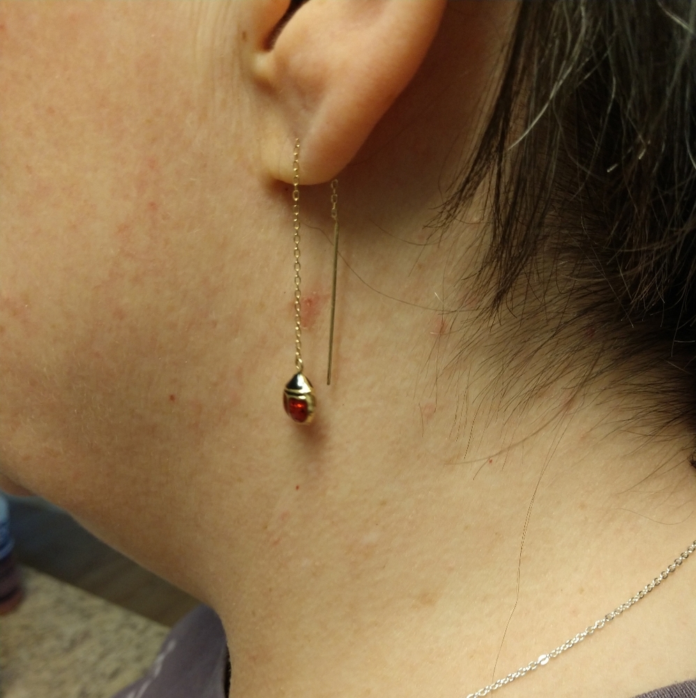 Threader earrings